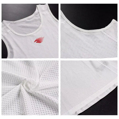 Cycling Vests Men MTB Jersey Sports Wear Active Tops Base Layer Running Gym Mesh Breathable Bicycle Clothing Sleeveless