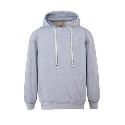 Mens Hooded Sweatshirts Casual Lightweight Hoodie Solid Color Long Sleeve Athletic Sweatshirts with Pocket Menswear Sweaters Pullover