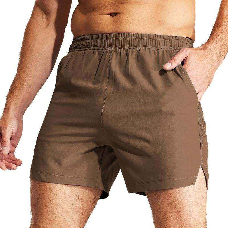 MIER Men'S 5‘’ Running Shorts, Lightweight Quick Dry Comfy Breathable Elastic Waist Athletic Shorts with Drawstring, for Running Gym Workout Joggers, Tiktok Shop Store, Year End Sale #Dealsforyoudays
