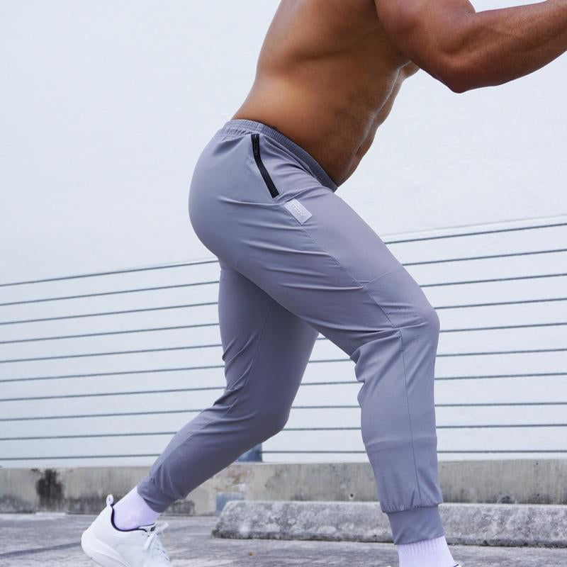 Moov Motiontech Cooling Joggers for Men - Super Comfortable and Durable Workout Pants with Reflective Details