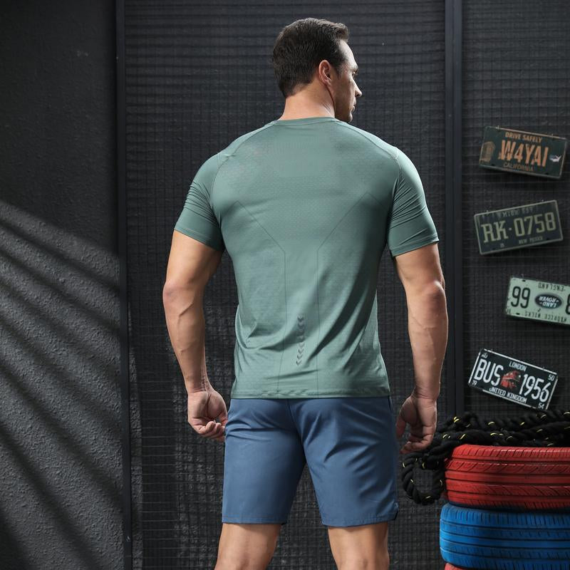 3 Pack - Ultra Comfy Performance Menswear T-Shirts Crewneck Fabric Stretch Gym