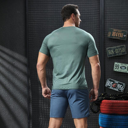 3 Pack - Ultra Comfy Performance Menswear T-Shirts Crewneck Fabric Stretch Gym