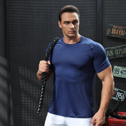 3 Pack - Ultra Comfy Performance Menswear T-Shirts Crewneck Fabric Stretch Gym
