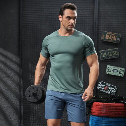 3 Pack - Ultra Comfy Performance Menswear T-Shirts Crewneck Fabric Stretch Gym