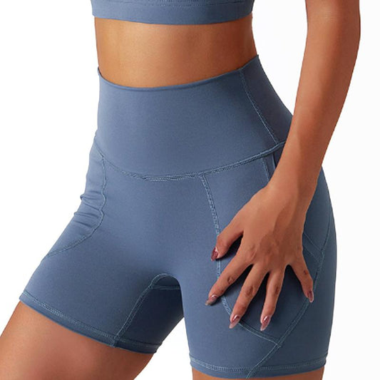 Athletic Woman High Waist Workout Shorts Outfits Gym