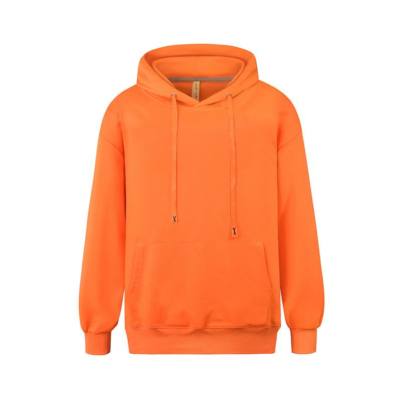 Mens Hooded Sweatshirts Casual Lightweight Hoodie Solid Color Long Sleeve Athletic Sweatshirts with Pocket Menswear Sweaters Pullover