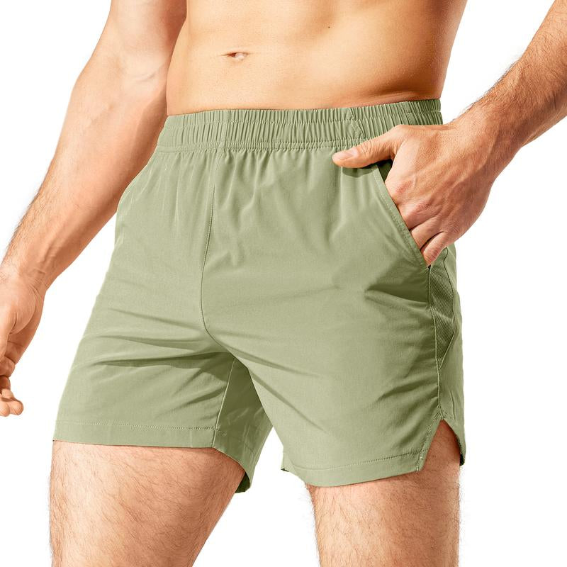 MIER Men'S 5‘’ Running Shorts, Lightweight Quick Dry Comfy Breathable Elastic Waist Athletic Shorts with Drawstring, for Running Gym Workout Joggers, Tiktok Shop Store, Year End Sale #Dealsforyoudays