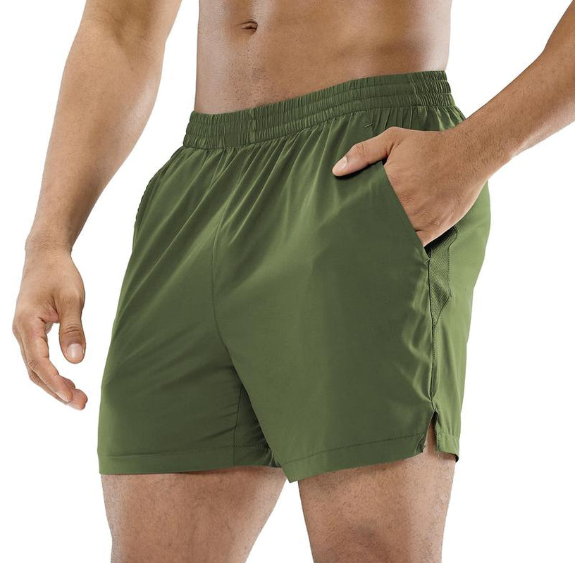 MIER Men'S 5‘’ Running Shorts, Lightweight Quick Dry Comfy Breathable Elastic Waist Athletic Shorts with Drawstring, for Running Gym Workout Joggers, Tiktok Shop Store, Year End Sale #Dealsforyoudays