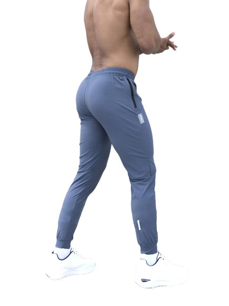 Motiontech Men'S Super Comfortable Joggers with Silk Cooling Technology & Reflective Details for Enhanced Visibility in Low Light