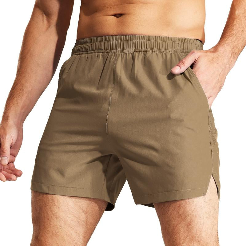 MIER Men'S 5‘’ Running Shorts, Lightweight Quick Dry Comfy Breathable Elastic Waist Athletic Shorts with Drawstring, for Running Gym Workout Joggers, Tiktok Shop Store, Year End Sale #Dealsforyoudays