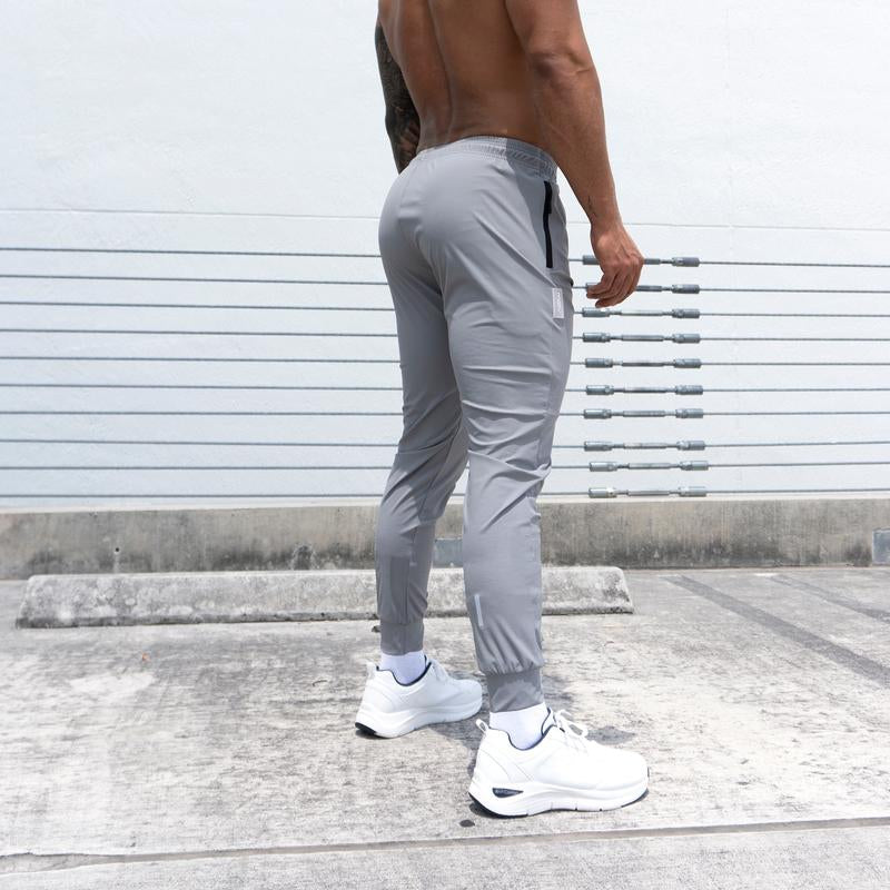 Moov Motiontech Cooling Joggers for Men - Super Comfortable and Durable Workout Pants with Reflective Details