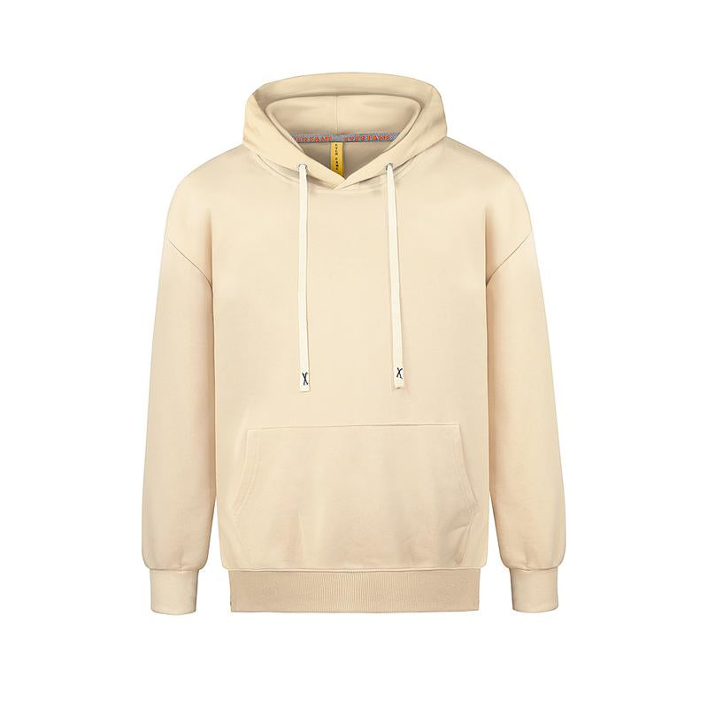 Mens Hooded Sweatshirts Casual Lightweight Hoodie Solid Color Long Sleeve Athletic Sweatshirts with Pocket Menswear Sweaters Pullover