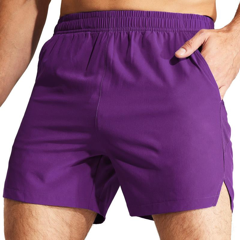 MIER Men'S 5‘’ Running Shorts, Lightweight Quick Dry Comfy Breathable Elastic Waist Athletic Shorts with Drawstring, for Running Gym Workout Joggers, Tiktok Shop Store, Year End Sale #Dealsforyoudays