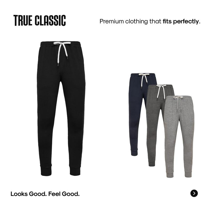 True Classic Active Joggers - Premium Comfort Fit, Moisture-Wicking, Stretch Fabric, Everyday Athleisure, Perfect for Workouts & Casual Wear Banded Bottom Sweatpants